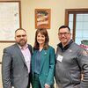 State Representative Ann Kelley was visited  at the capitol Feb. 12 by Lockwood City Clerk Chad Boehne and Lockwood Alderman Kenny Snider. (Photo Courtesy Office of Rep. Ann Kelley)