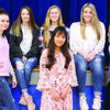 Sitting, back, left to right: Senior queen candidates, Alivia Benson, Ashlyn Carpenter, Chloee Taylor and Payton Trask. Standing, front, left to right: Princesses, Raegan DeJager, Linda Nguyen and Izzy Stapp.