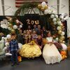 The Dadeville School Carnival 2018 Elementary court. Front row:  (left to right) Crown bearer Liam Getman, Queen Krista Keys, King Brittan Jarman and Flower girl Macy Baker. Middle row: Grayson Worthington, Evangeline Black, Ava McGee, Gunner Mead, Wriston Worthington and Emma Sayers. Back row: Kayden Kelly and Kane Stoneking.