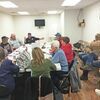 The Miller Board of Aldermen held a joint meeting with the board of directors of the Miller Rural Fire Protection District on Nov. 12. Representatives of Miller Rescue were also present. (Photo by Gina Langston)