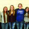 Left to right: April Countryman, Courtlyn Ryker, Grace McPhail, Hope Moore, Grace Miller and Bayley Harman.