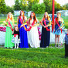 Queen Lynna and her royal court